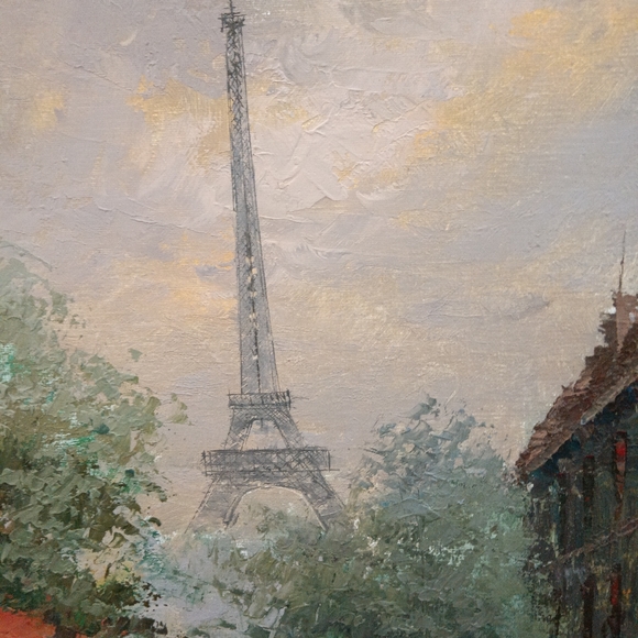 Paris Skyline Oil Painting - Picture 4 of 6